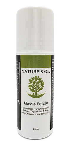Natures Oil Muscle Freeze Roll On 3 oz