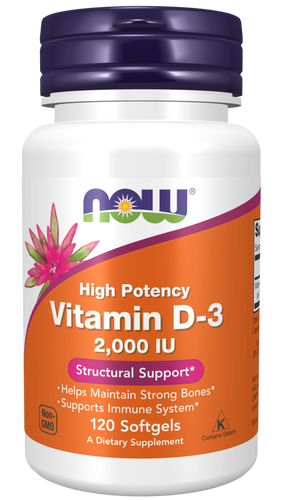 Vitamin D-3 2000 IU 120 Softgels