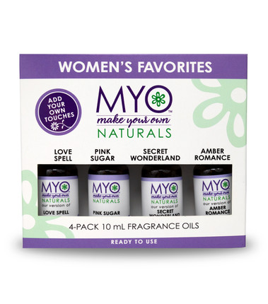 MYO Women's Top 4 Fragrance Oils 10ml