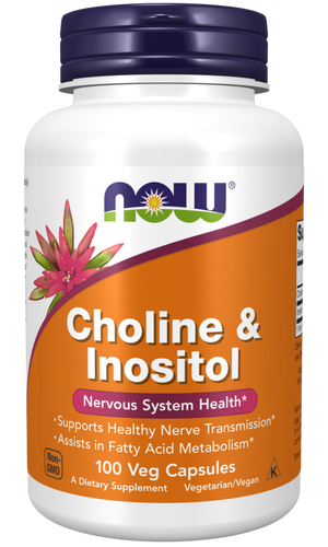 Choline & Inositol 500 mg Veg Capsules (100 Capsules)