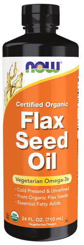 Flax Seed Oil - Certified Organic - 24 fl. oz.