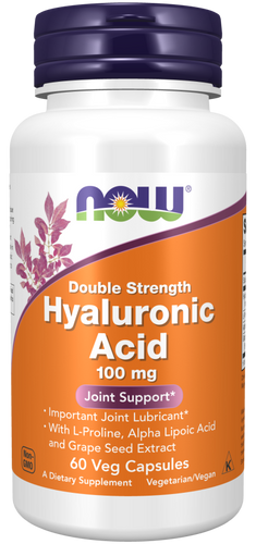 Hyaluronic Acid, Double Strength 100 mg 60 Veg Capsules