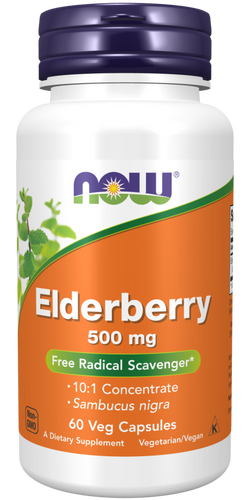 Elderberry Extract 500 mg Vegetarian - 60 Vcaps