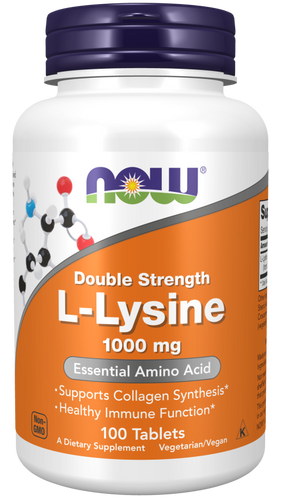 L-Lysine, Double Strength 1000 mg Tablets