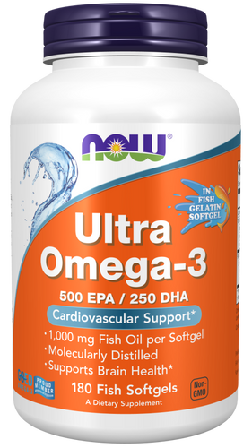 Ultra Omega-3 Fish Oil - 180 Soft Gels