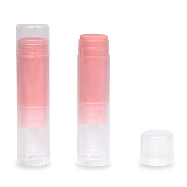 Clear stick lip balm tubes