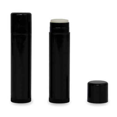 Black stick lip balm tubes