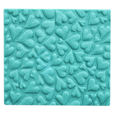 Tray-Carved Hearts Soap Mold
