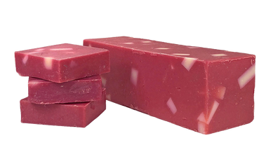 Raspberry Rush Cold Process Soap Loaves / Bars