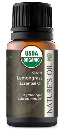 Lemongrass Essential Oil Pure Certified Organic Therapeutic Grade 10ml