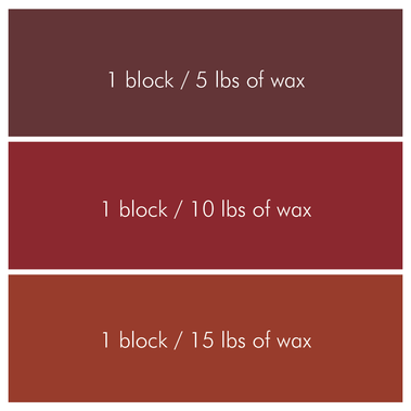 Brown Candle Color Blocks