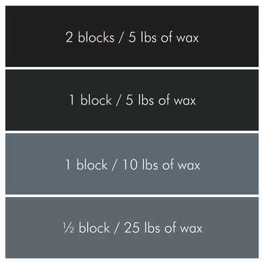 Black Candle Color Blocks