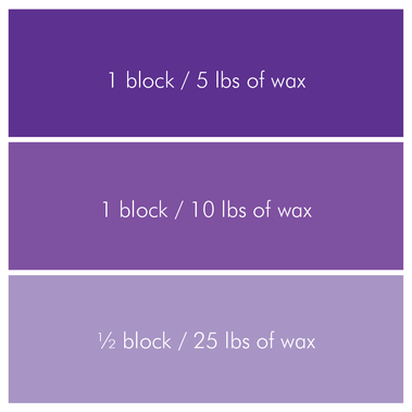 Violet Candle Color Blocks