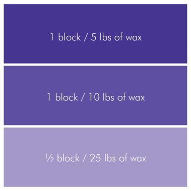Purple Medium Shade Candle Color Blocks