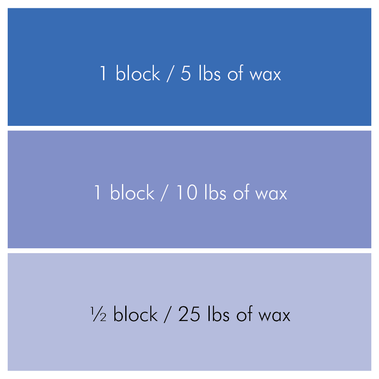 Lavender (Blue Shade of Purple) Candle Color Blocks
