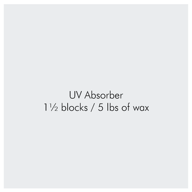 UV Absorber Candle Color Blocks
