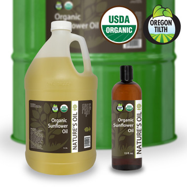 Certified Organic Sunflower Oil