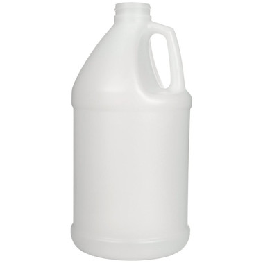 1/2 Gallon Jug Natural/White Plastic Bottle - 38mm Finish
