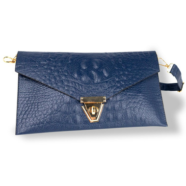 Envelope Crossbody Bag (Blue)
