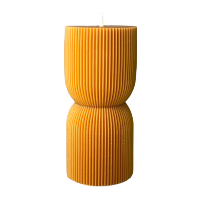 Small Double-Section Cylinder Silicon Candle Mold