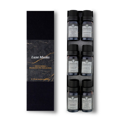 Luxe Musks | Men's Candle Fragrance Oil Collection