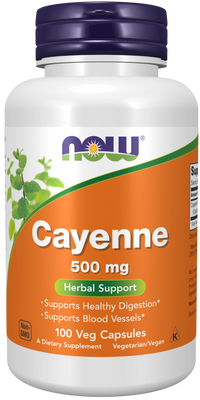 Cayenne Caps 500 mg - 100 Capsules