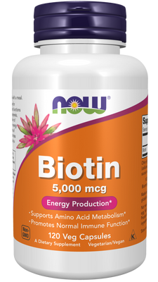 Biotin 5000 mcg - 120 Vcaps