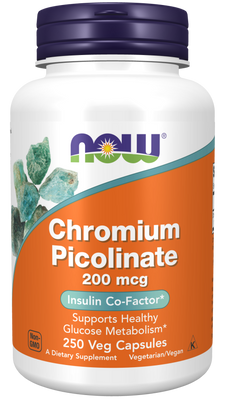 Chromium Picolinate 200 mcg - 250 Capsules