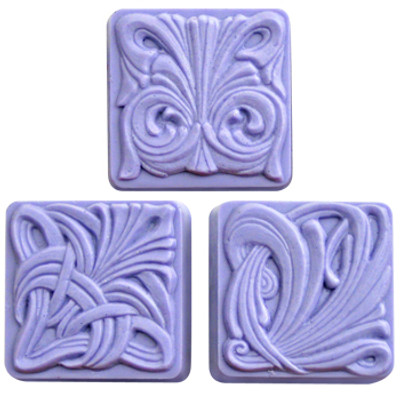 Art Nouveau Tiles Soap Mold