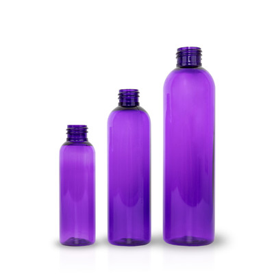 Plastic Purple Bullet Bottles