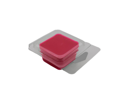 Single Cavity Wax Melt Clamshell Cube 1oz. Wholesale Supplier